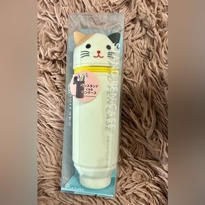 PuniLab Calico Cat Stand Pen Case